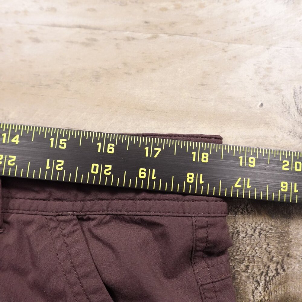 REI CO-OP Sahara Convertible Pants 28" Inseam men's 38x28 dark reddish brown - Picture 9 of 15
